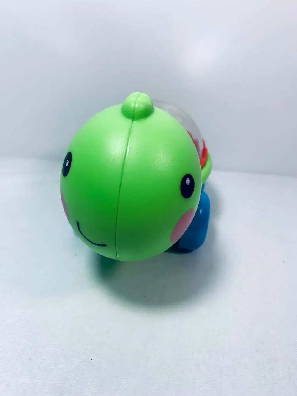 Turtle Toy baby Fisher Price green rolling